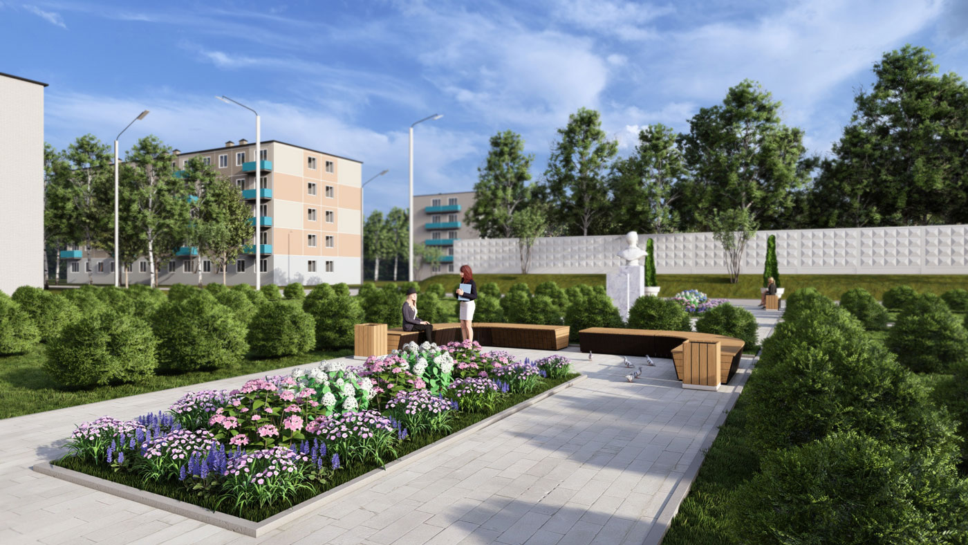 Благоустройство парка С.М. Кирова